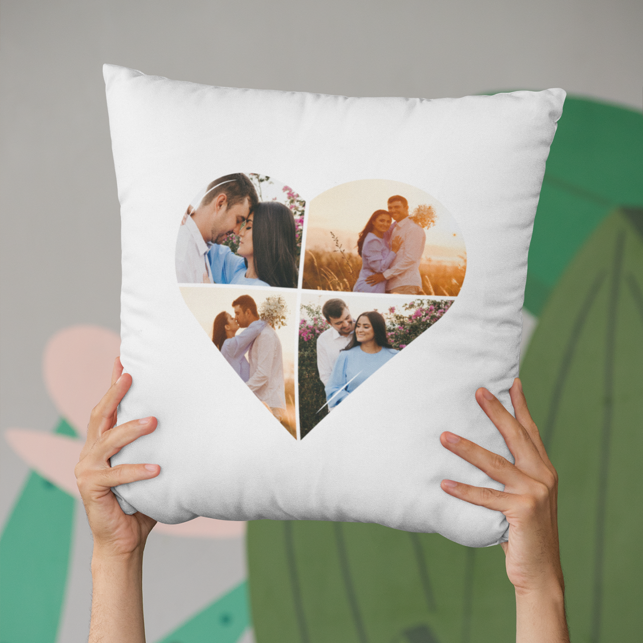 Collage photo cushion sale