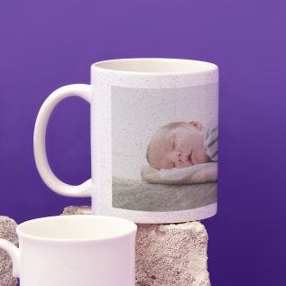 Left Hand Image Glitter Mug