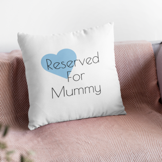 "Reserved For" Heart Cushion