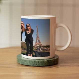 Text & Image Right Aligned Mug