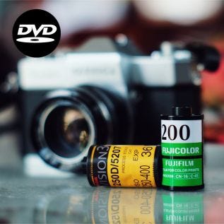 35mm C41 Film & Single Use Cameras Process-only to DVD