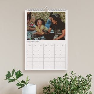 A4 Calendar with Birthdays