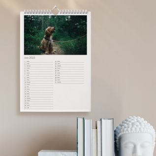 A4 Photo Calendar List Style