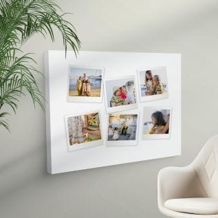 Retro Canvas Prints 6 Angled Images (20 x 16")