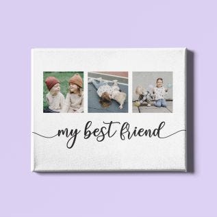 "My Best Friend" Canvas Prints (20x16")