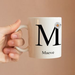 Daisy Letter Mug