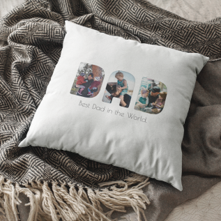 Dad Personalised Photo Cushion (16")