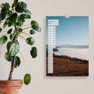 A4 Photo Calendar Panoramic Style