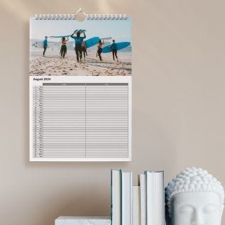 A4 Family Calendar - 2 People