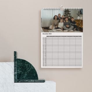 A4 Family Calendar - 6 People