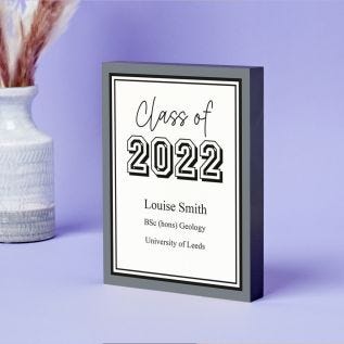 "Class of..." Graduation Photo Block (8x6")