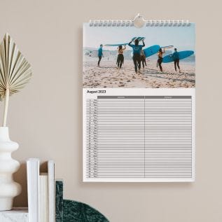 A4 Family Calendar - 2 People