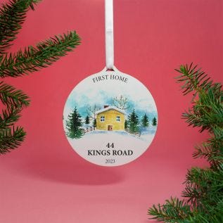 First Home Bauble - Snow House