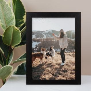 Full Image Harriet Black Print and Frame