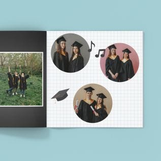 Hardcover Photo Book with School Theme