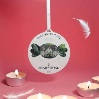 Home Sweet Home Photo Bauble