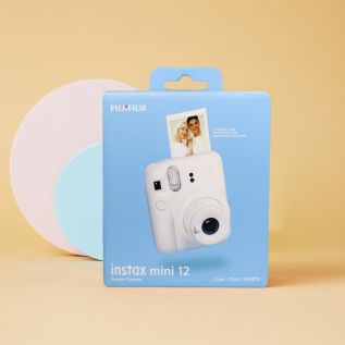 Fuji Instax Mini 12 Camera - Clay White