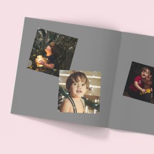 Softcover Photo Book with Grey Theme