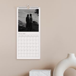 Slim Grid Photo Calendar