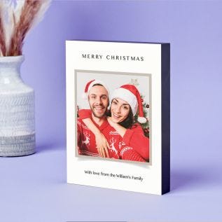 Square Image & Text Photo Block (8x6")