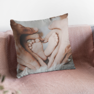 Single Sided Canvas Photo Cushion