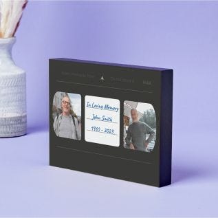 VHS Tape Memorial Photo Block (8x6")