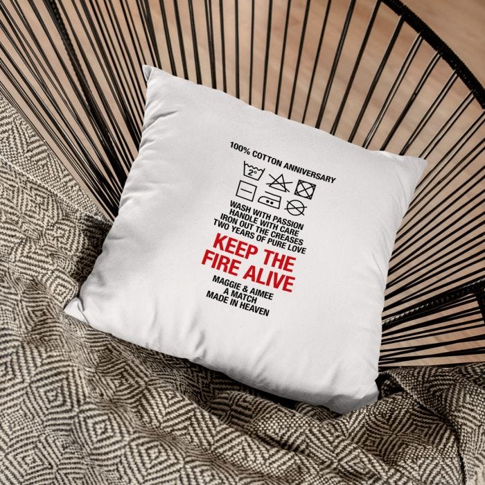 Tesco personalised cushion online