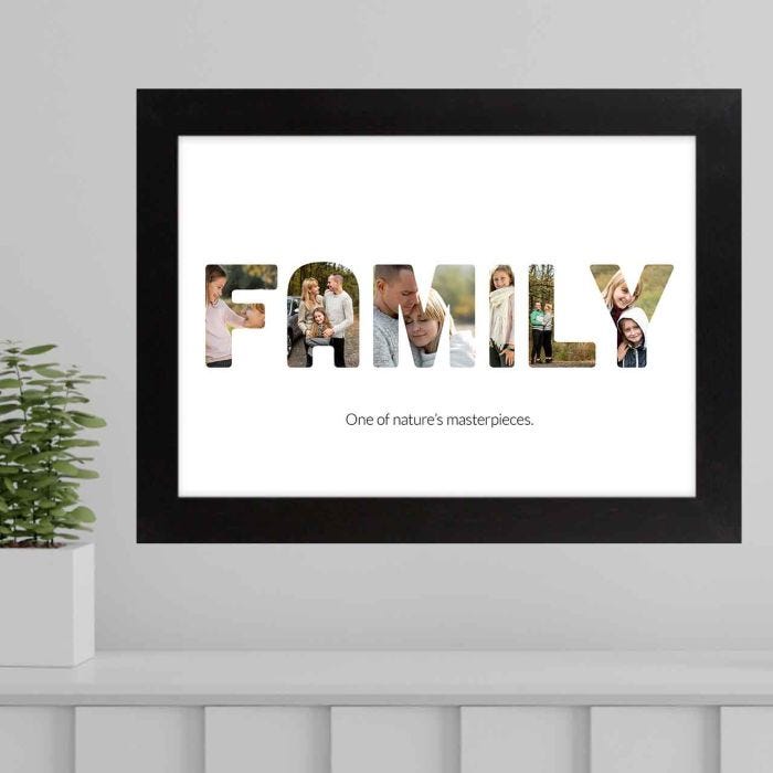 Family photo frame collage hotsell