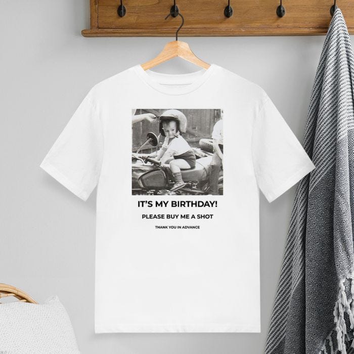 Text Image Small T Shirt