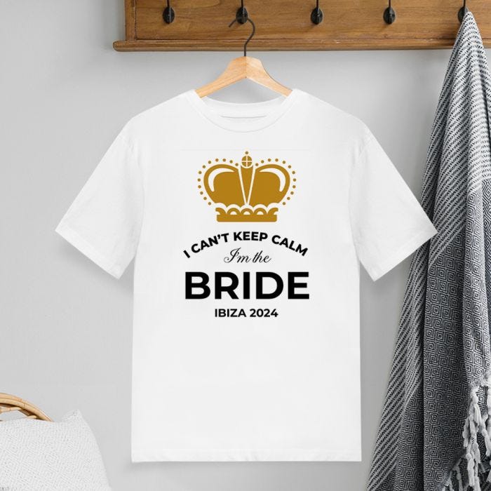Can t Keep Calm Bride Extra Large T Shirt