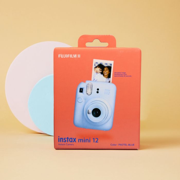 Blue polaroid camera hot sale