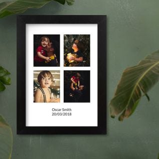 4 Image & Text Print and Frame