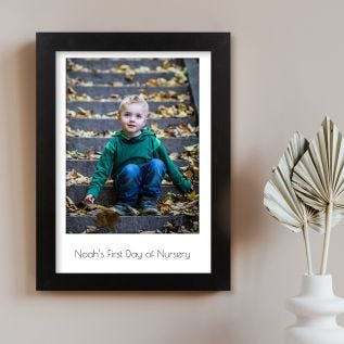 First Day at School Print and Frame