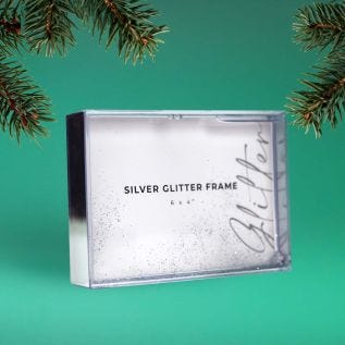6x4 Glitter Frame