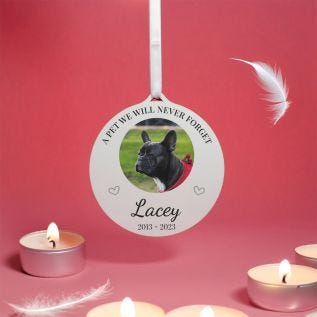 "Never Forget" Memorial Photo Hanging Decoration