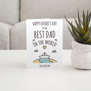 Best Dad in the World Card