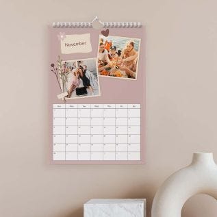 A3 Scrapbook Photo Calendar - Grid