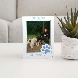 Pet Dad Photo Card