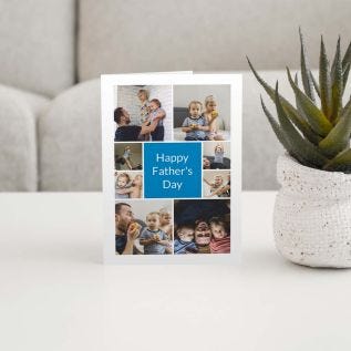 Father’s Day Photo Collage Card