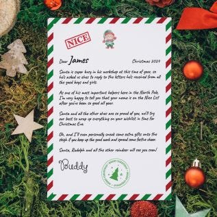 Letter From Elf Print