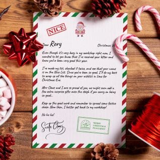 Letter From Santa Print